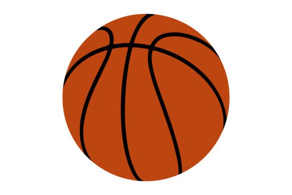 Brown Basketball Vector: Vintage Charm for Modern Design