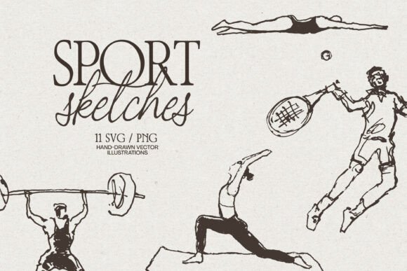 Capture Athletic Energy: Sport Activity Sketches