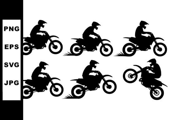 Dynamic Motorbike Rider Performing Stunts on Dir: A Design Asset Breakdown