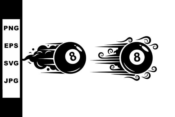 Dynamic Vector Art: The Energy of the 8 Ball